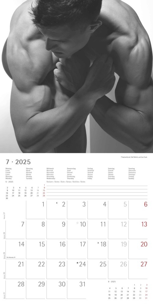 Bild: 4251732343095 | Alpha Edition - Masculine 2025 Broschürenkalender, 30x30cm,...