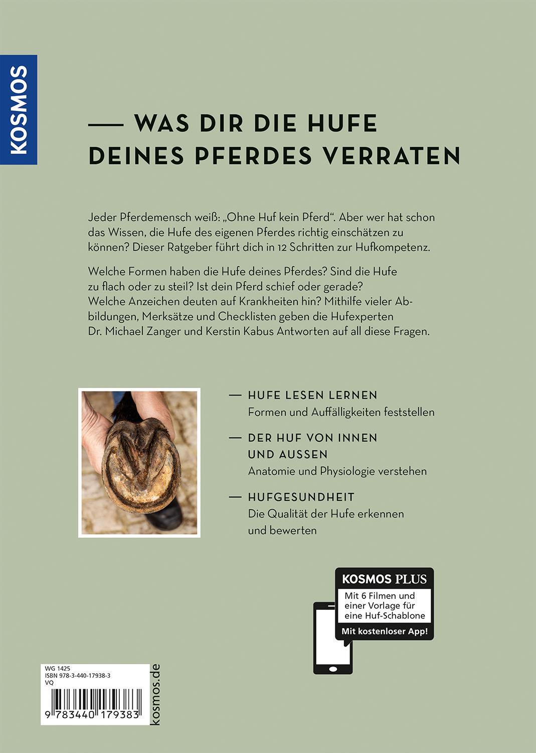 Bild: 9783440179383 | Hufe lesen | Michael Zanger (u. a.) | Taschenbuch | 144 S. | Deutsch