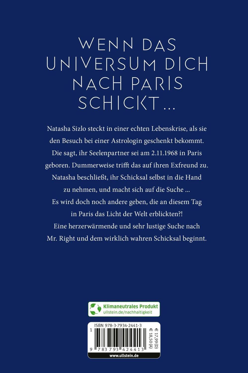 Rückseite: 9783793424413 | Dein Schicksal in den Sternen | Natasha Sizlo | Taschenbuch | 347 S.