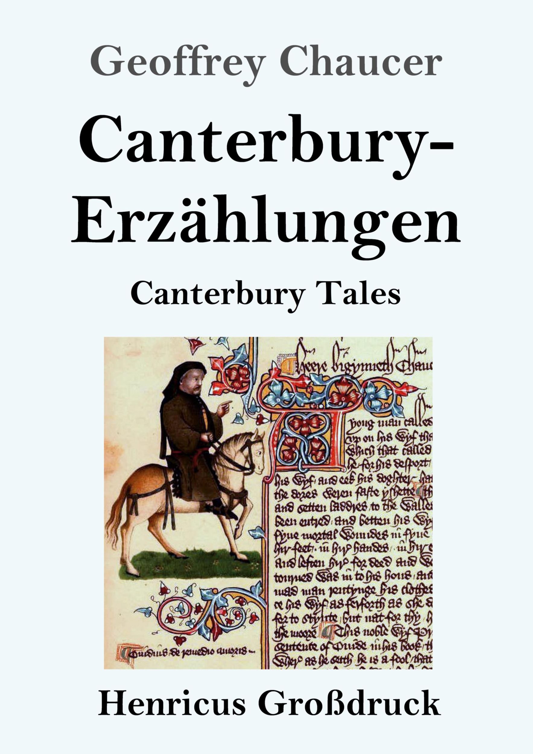 Cover: 9783847838098 | Canterbury-Erzählungen (Großdruck) | Canterbury Tales | Chaucer | Buch