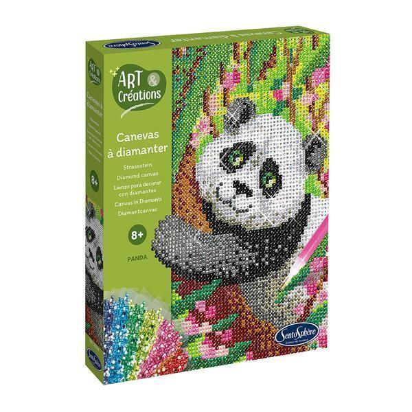 Cover: 3373910203500 | Sentosphere - Strasssteinbild Panda | Sentosphere | Kit (Bastelset)