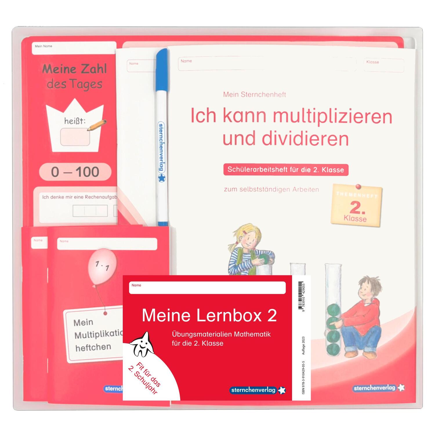 Cover: 9783910429055 | Meine Lernbox 2 - Mathematik - Fit für das 2. Schuljahr | Langhans