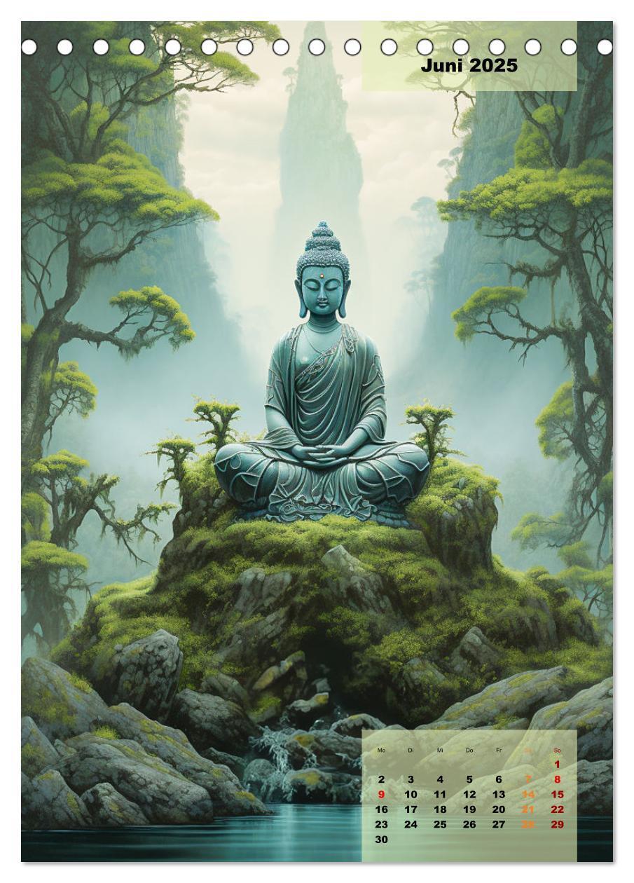 Bild: 9783435858088 | Jade Buddha - Finde die innere Mitte (Tischkalender 2025 DIN A5...