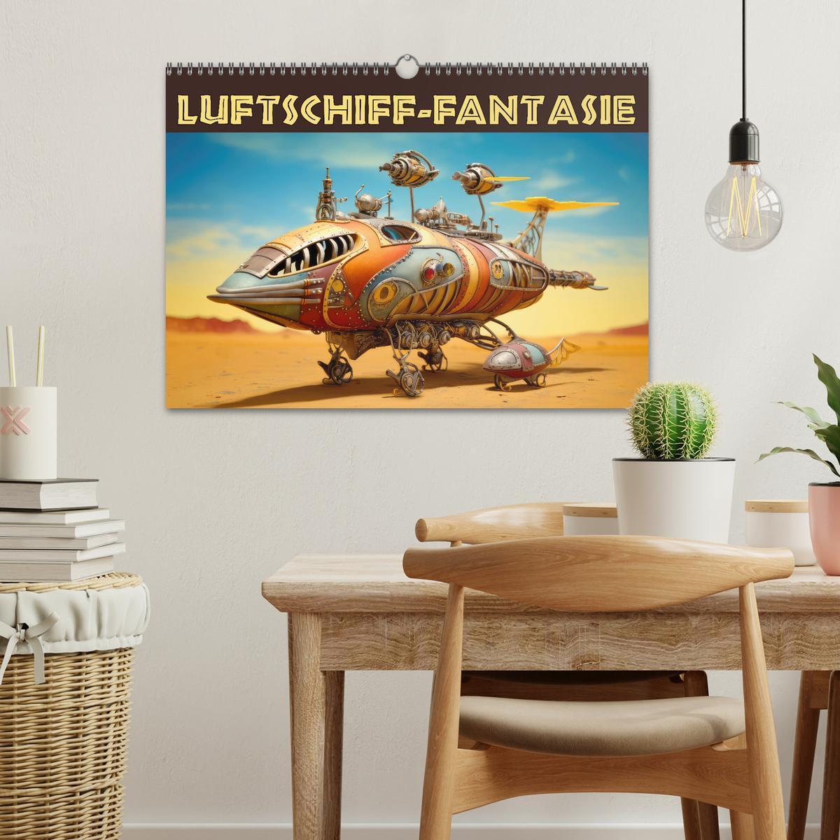 Bild: 9783383853142 | Luftschiff-Fantasie (Wandkalender 2025 DIN A3 quer), CALVENDO...