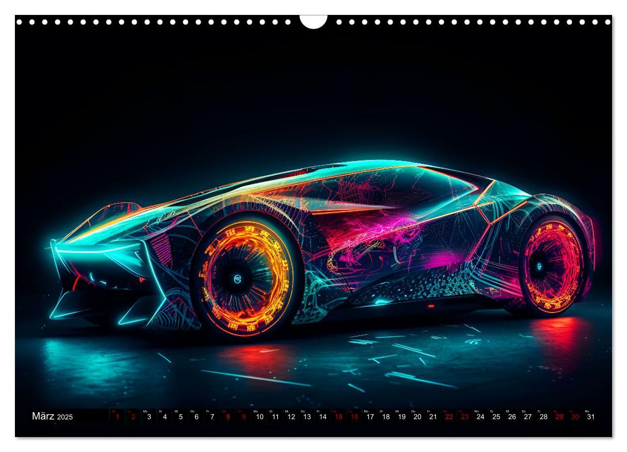 Bild: 9783383908538 | Future Vision Cars-Studio Art (Wandkalender 2025 DIN A3 quer),...