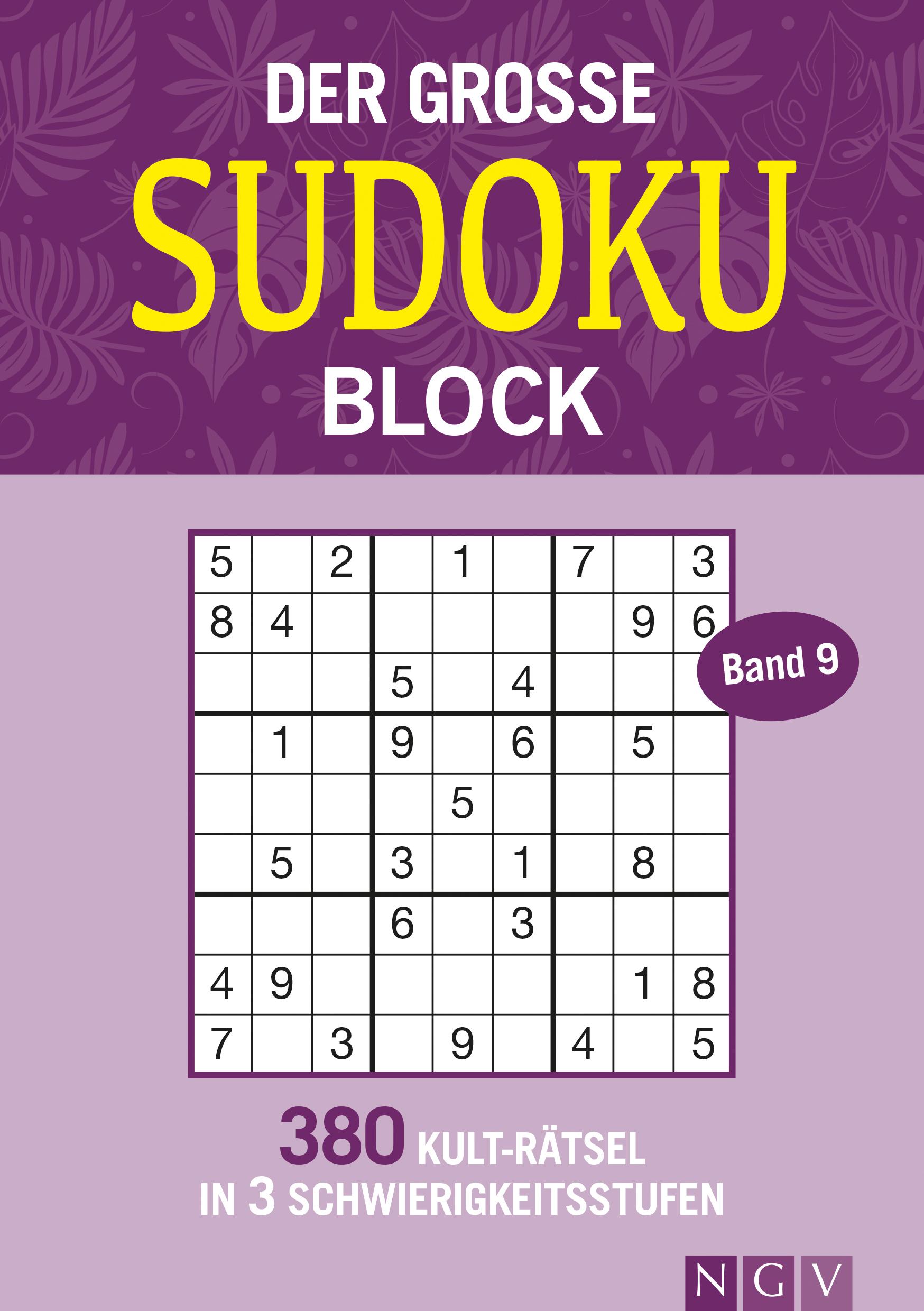 Cover: 9783625197300 | Der große Sudoku-Block Band 9 | Taschenbuch | 224 S. | Deutsch | 2024