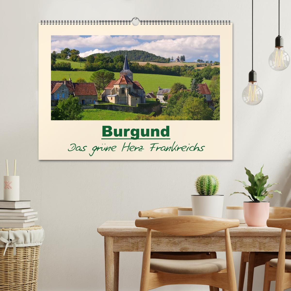 Bild: 9783435393503 | Burgund - Das grüne Herz Frankreichs (Wandkalender 2025 DIN A2...