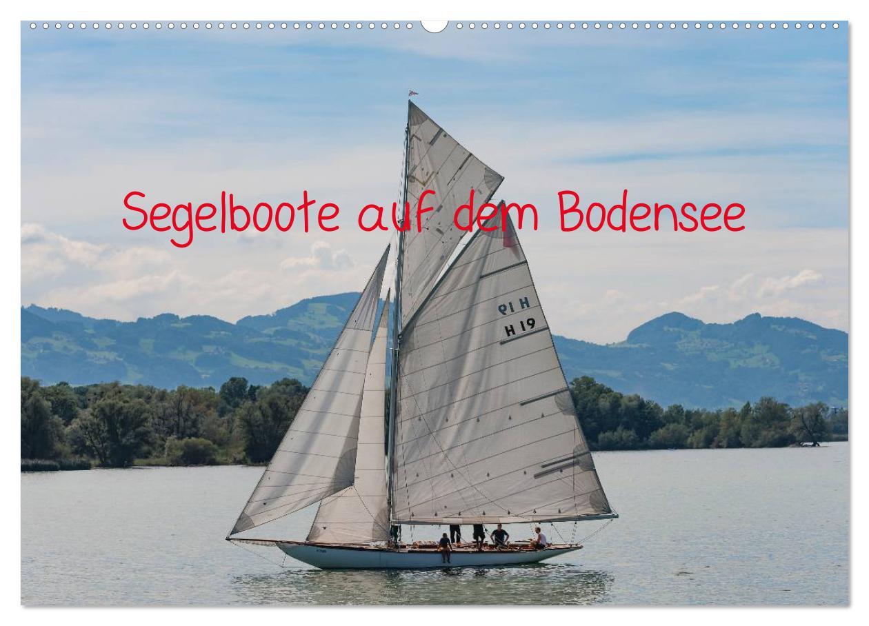 Cover: 9783435504534 | Segelboote auf dem Bodensee (Wandkalender 2025 DIN A2 quer),...