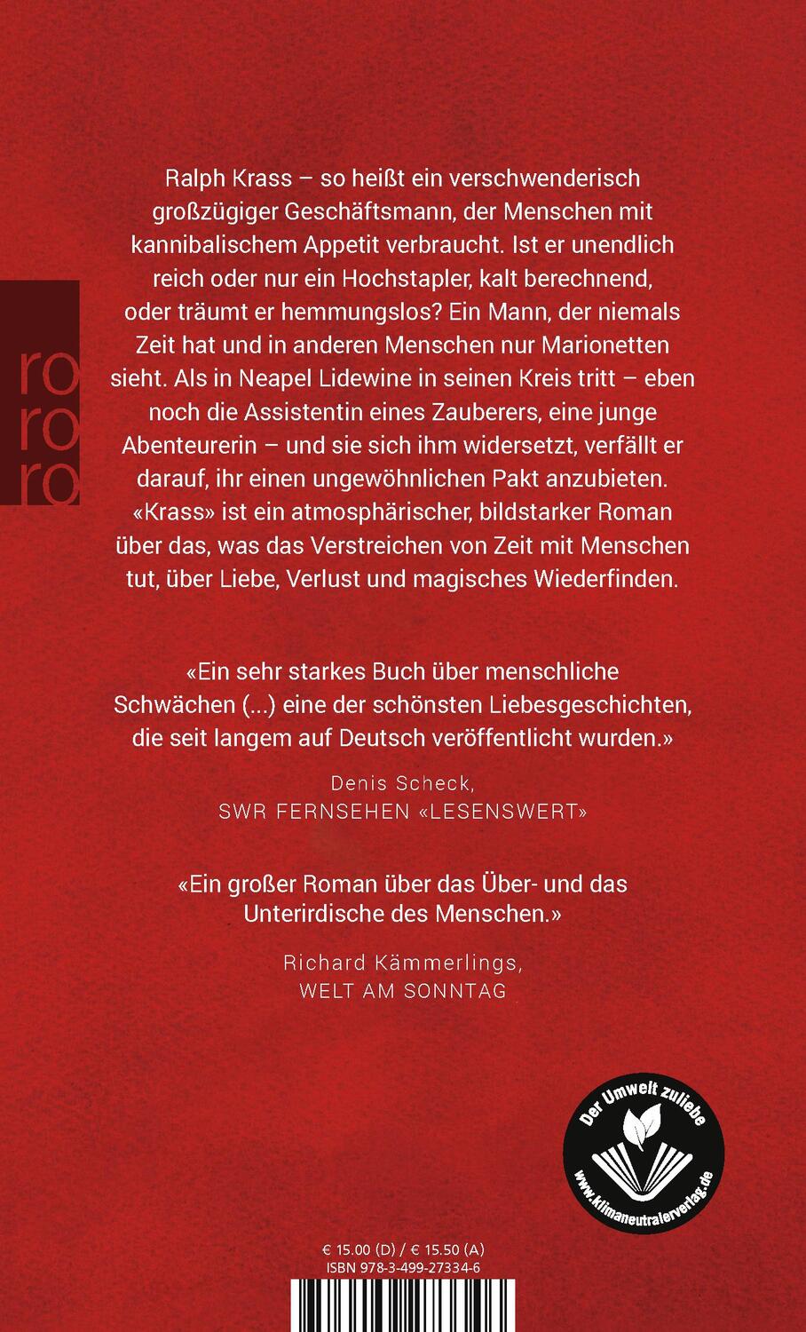 Rückseite: 9783499273346 | Krass | Martin Mosebach | Taschenbuch | Deutsch | 2022