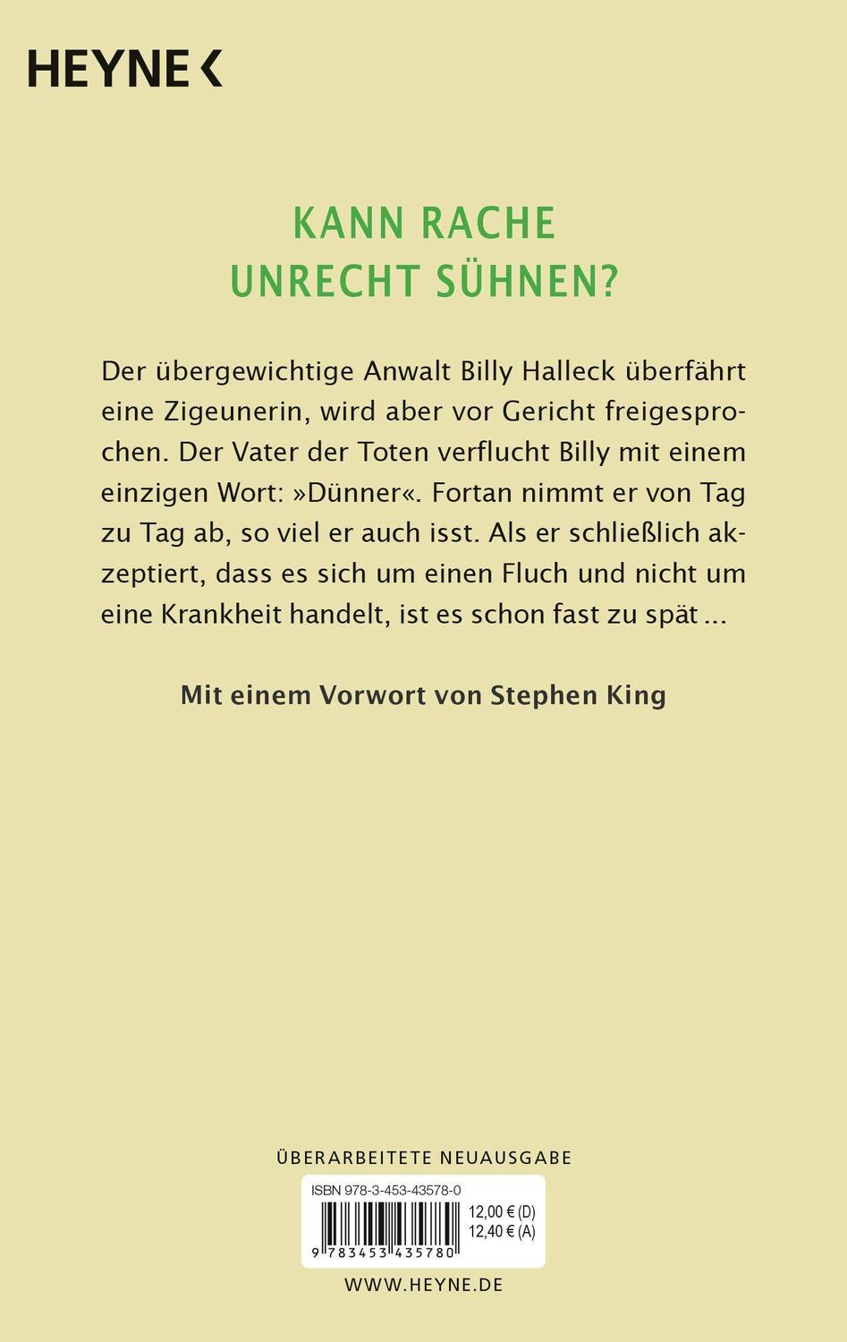 Bild: 9783453435780 | Der Fluch | Roman | Stephen King | Taschenbuch | Deutsch | 2011