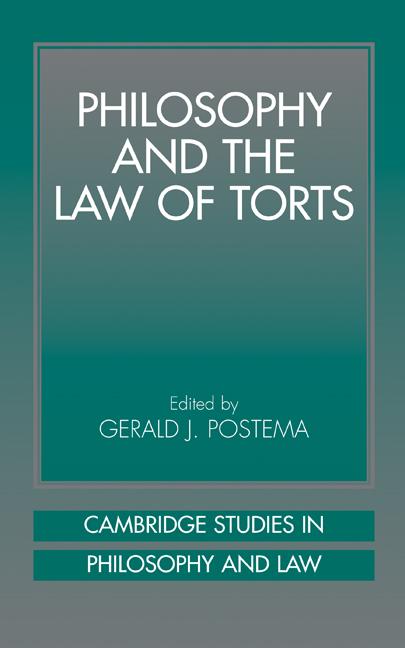 Cover: 9780521622820 | Philosophy and the Law of Torts | Gerald J. Postema | Buch | Englisch