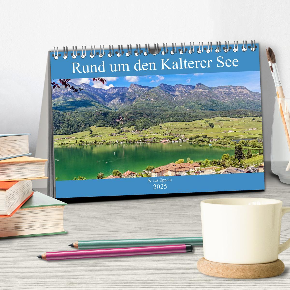 Bild: 9783435109029 | Rund um den Kalterer See (Tischkalender 2025 DIN A5 quer), CALVENDO...