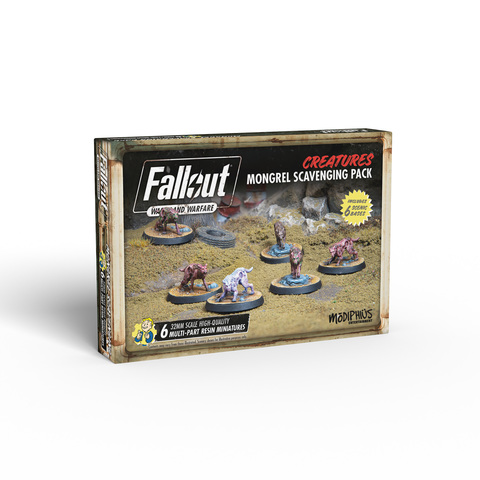 Cover: 5060523344451 | Fallout: Wasteland Warfare - Creatures: Mongrel Scavenging Pack