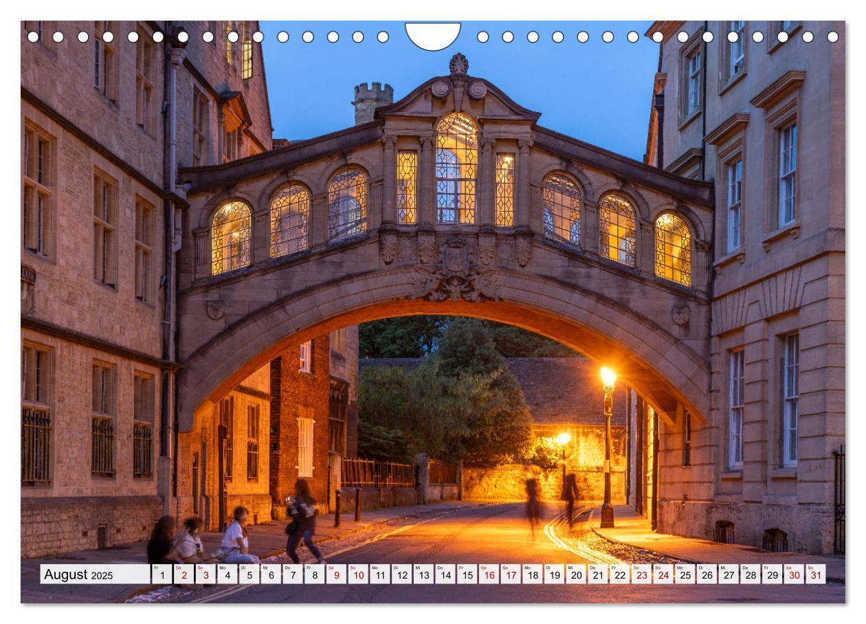 Bild: 9783383848926 | England - Oxford (Wandkalender 2025 DIN A4 quer), CALVENDO...