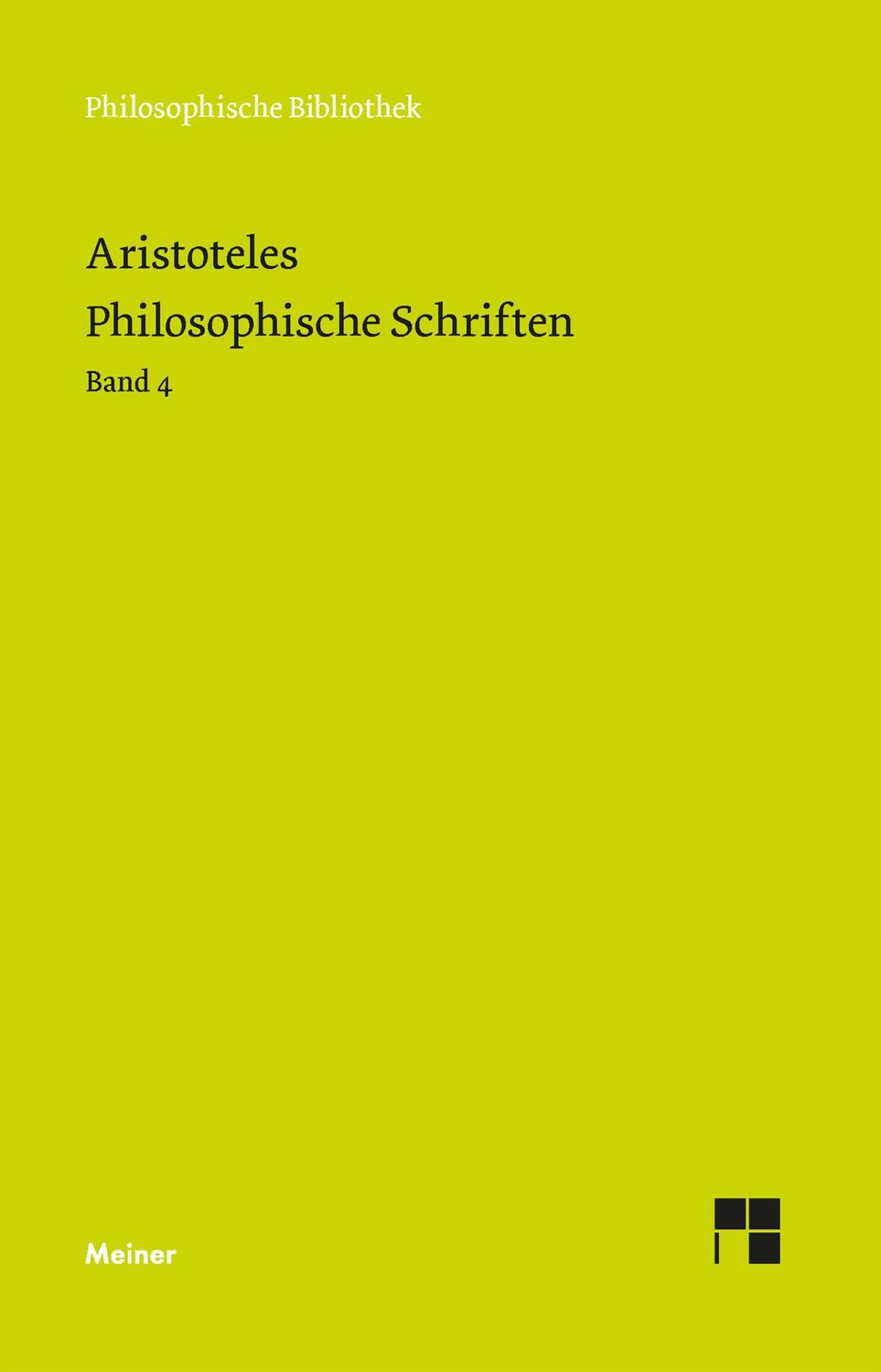 Cover: 9783787335992 | Philosophische Schriften. Band 4 | Politik | Aristoteles | Buch | 2023