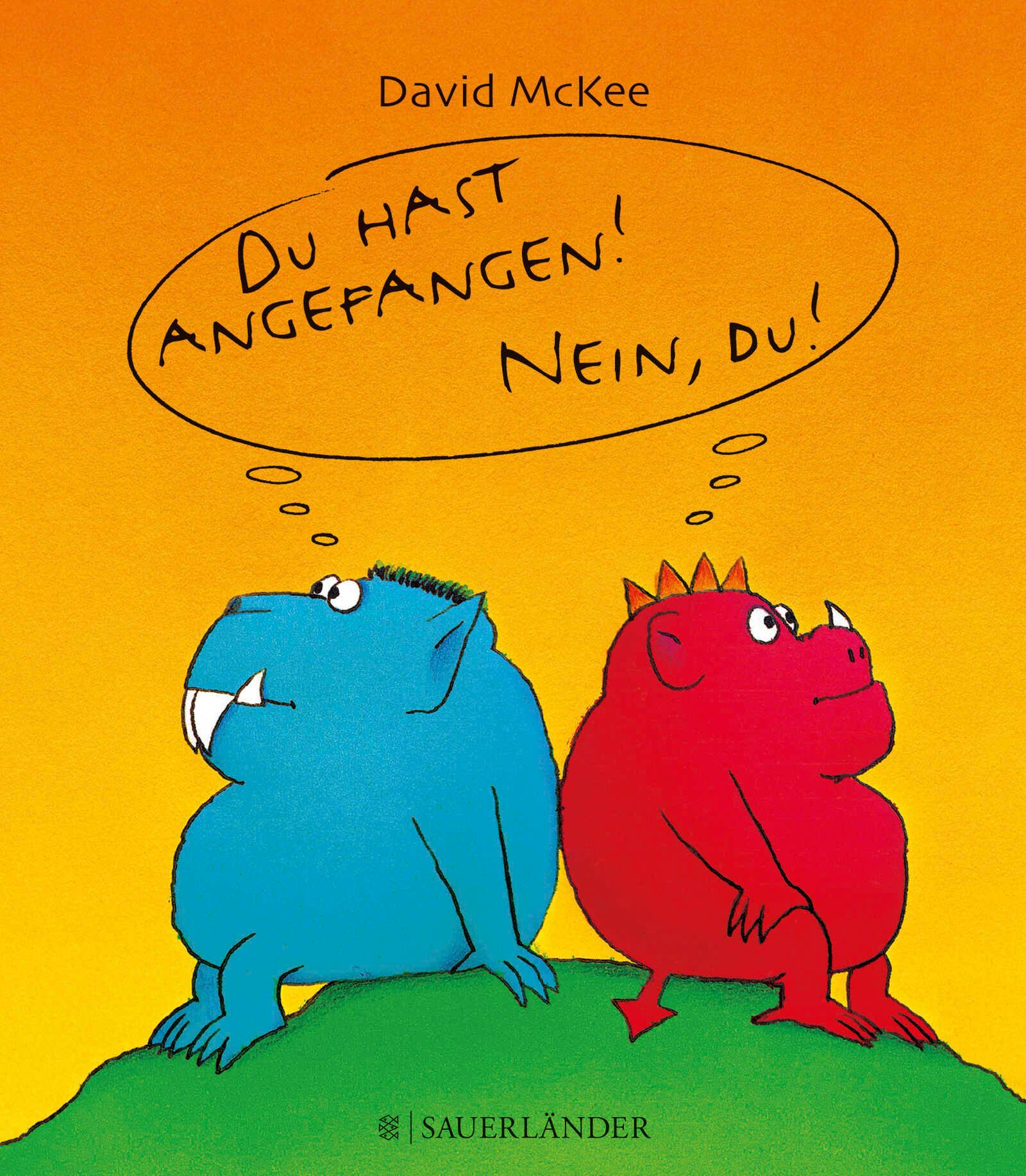 Cover: 9783737360456 | Du hast angefangen! Nein, du! | David McKee | Buch | 32 S. | Deutsch