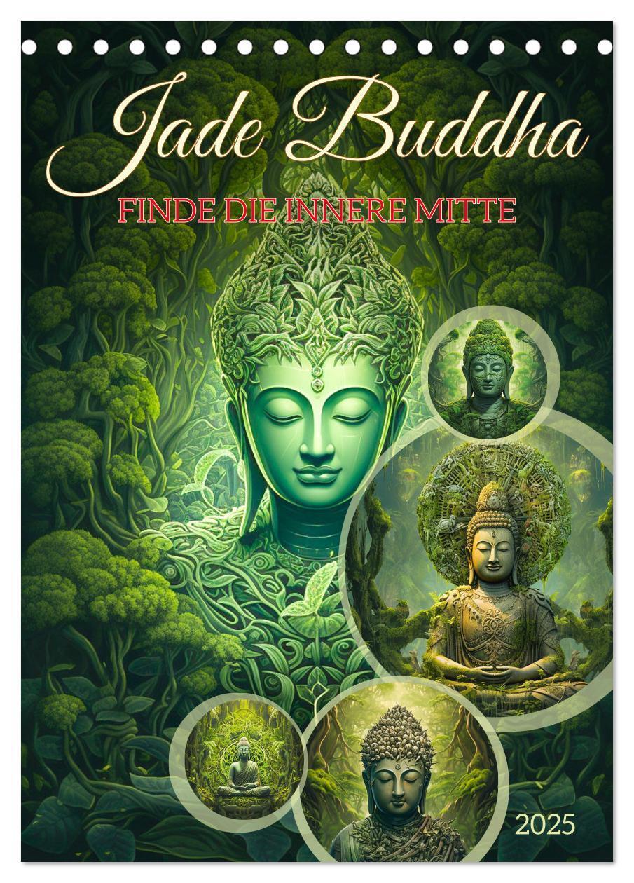 Cover: 9783435858088 | Jade Buddha - Finde die innere Mitte (Tischkalender 2025 DIN A5...