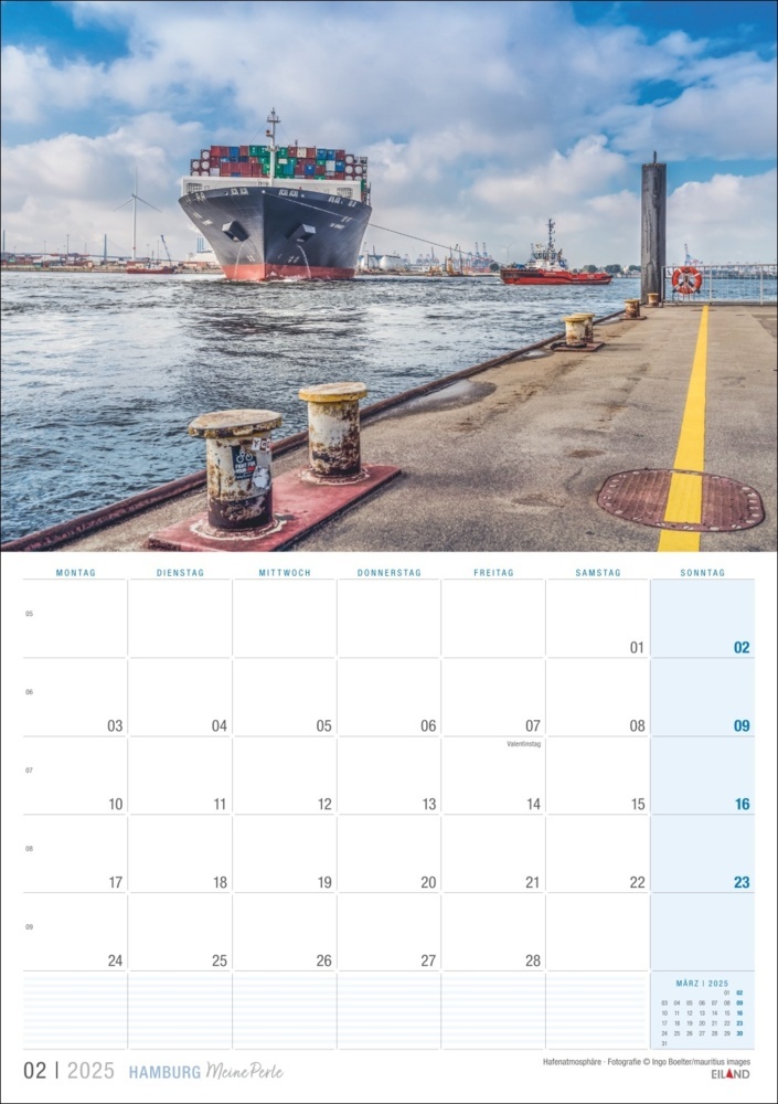 Bild: 9783964023445 | Hamburg ...meine Perle Kalender 2025 | Kalender | 13 S. | Deutsch