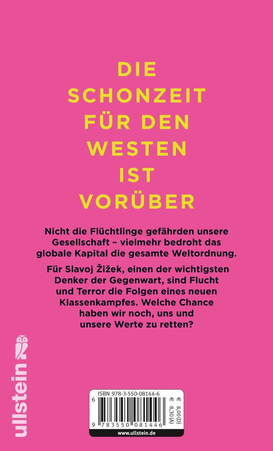 Rückseite: 9783550081446 | Der neue Klassenkampf | Die wahren Gründe für Flucht und Terror | Buch