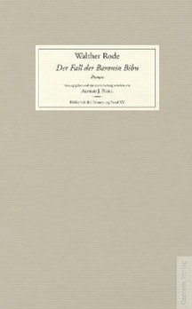 Cover: 9783707604368 | Der Fall der Baronin Bibu | Roman, Bibliothek der Erinnerung 15 | Rode