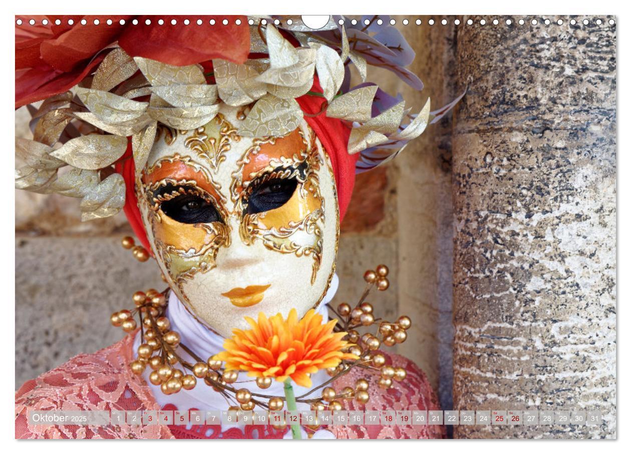 Bild: 9783383855092 | neunziggrad I photoart: venezia carnevale (Wandkalender 2025 DIN A3...