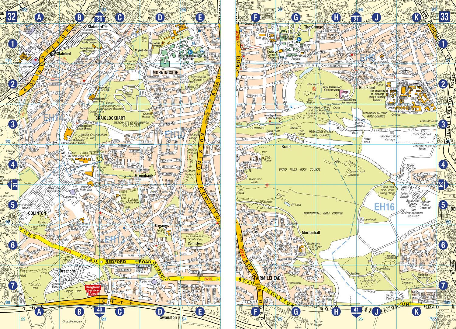 Bild: 9780008445218 | Edinburgh A-Z Street Atlas | A-Z Maps | Taschenbuch | Englisch | 2021