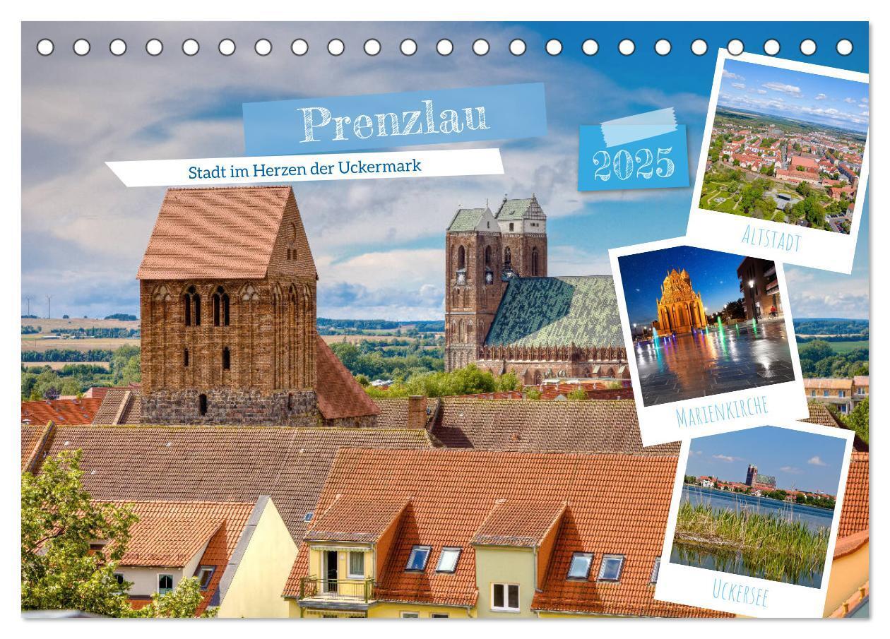 Cover: 9783435605453 | Prenzlau - Stadt im Herzen der Uckermark (Tischkalender 2025 DIN A5...