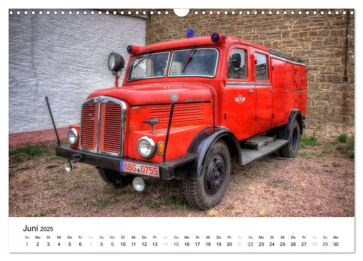 Bild: 9783435637539 | Feuerwehr im Bernburger Land (Wandkalender 2025 DIN A3 quer),...