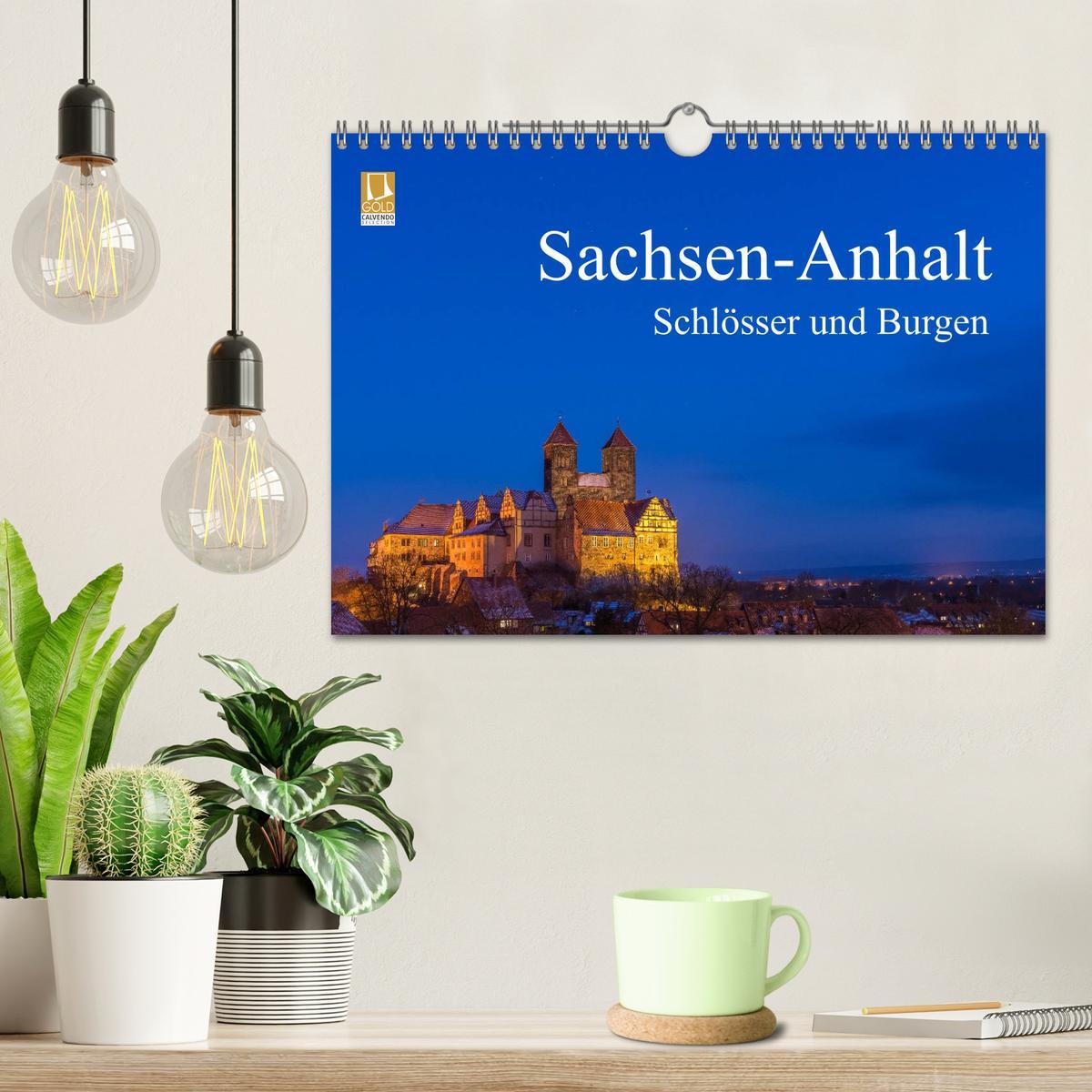 Bild: 9783435623785 | Sachsen-Anhalt - Schlösser und Burgen (Wandkalender 2025 DIN A4...