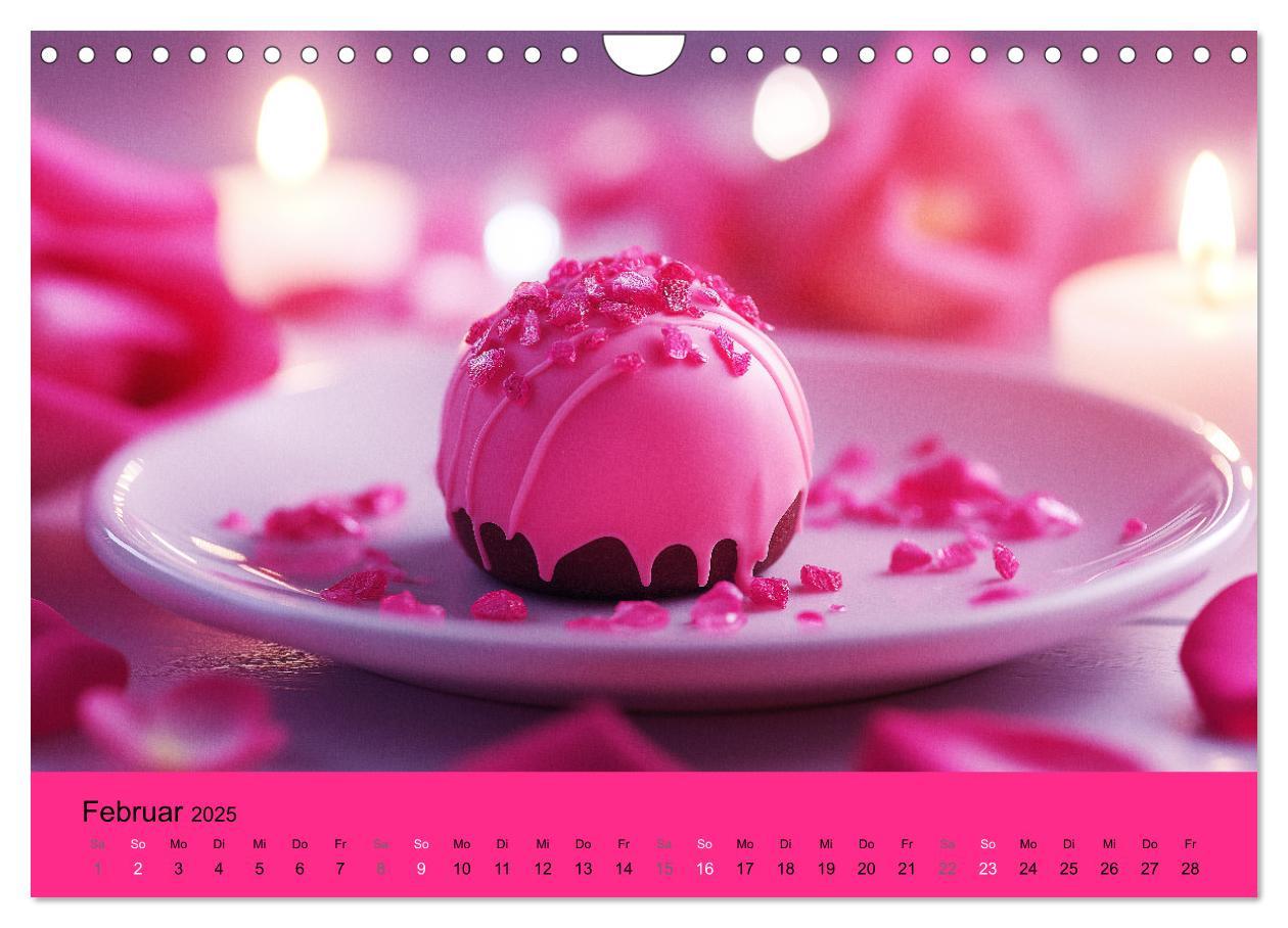 Bild: 9783457203873 | Kalender in PINK (Wandkalender 2025 DIN A4 quer), CALVENDO...