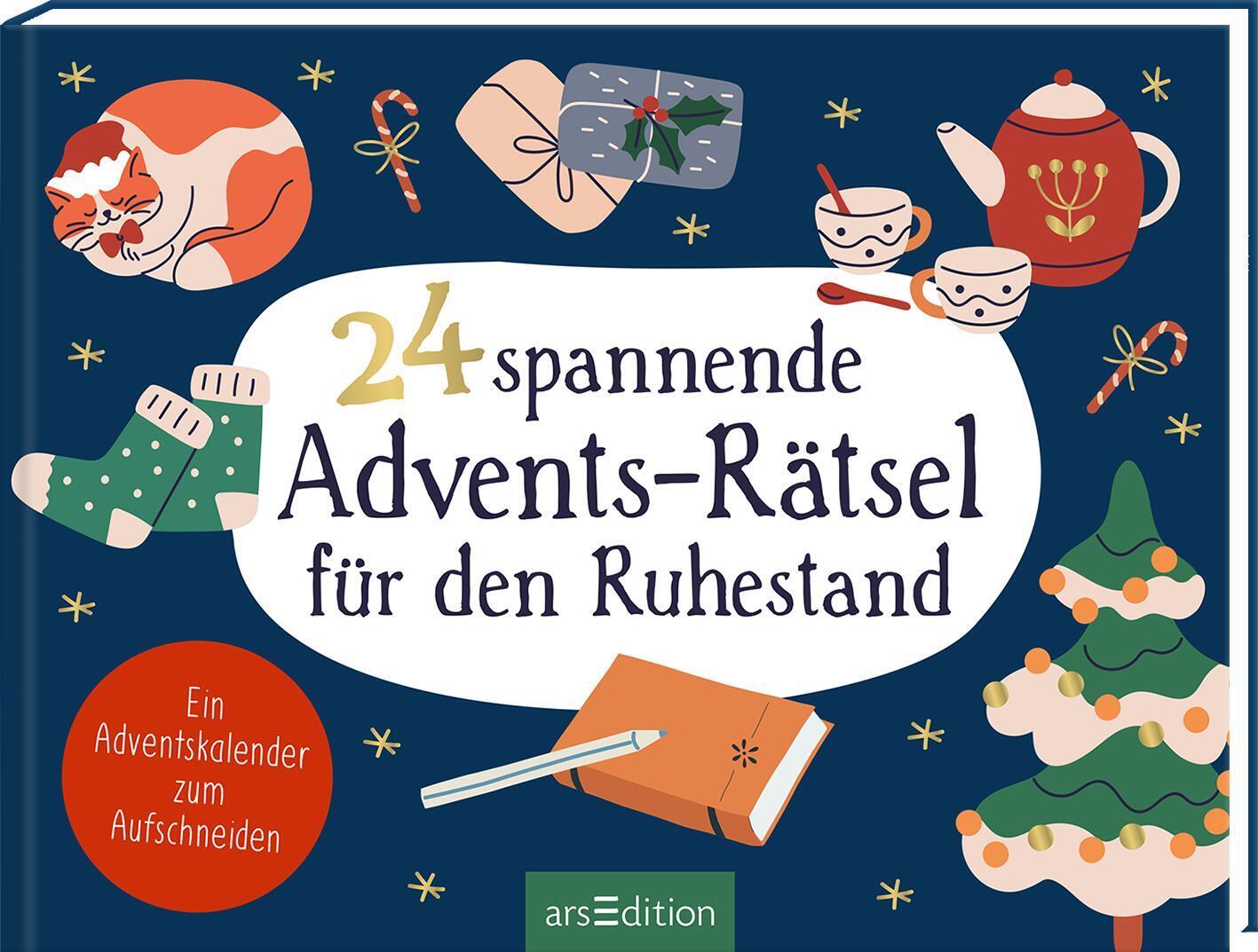 Cover: 9783845857329 | 24 spannende Advents-Rätsel für den Ruhestand | Buch | 108 S. | 2024