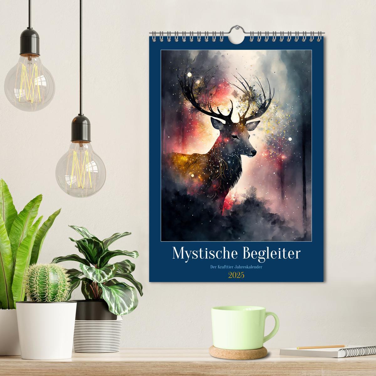 Bild: 9783435843350 | Mystische Begleiter (Wandkalender 2025 DIN A4 hoch), CALVENDO...