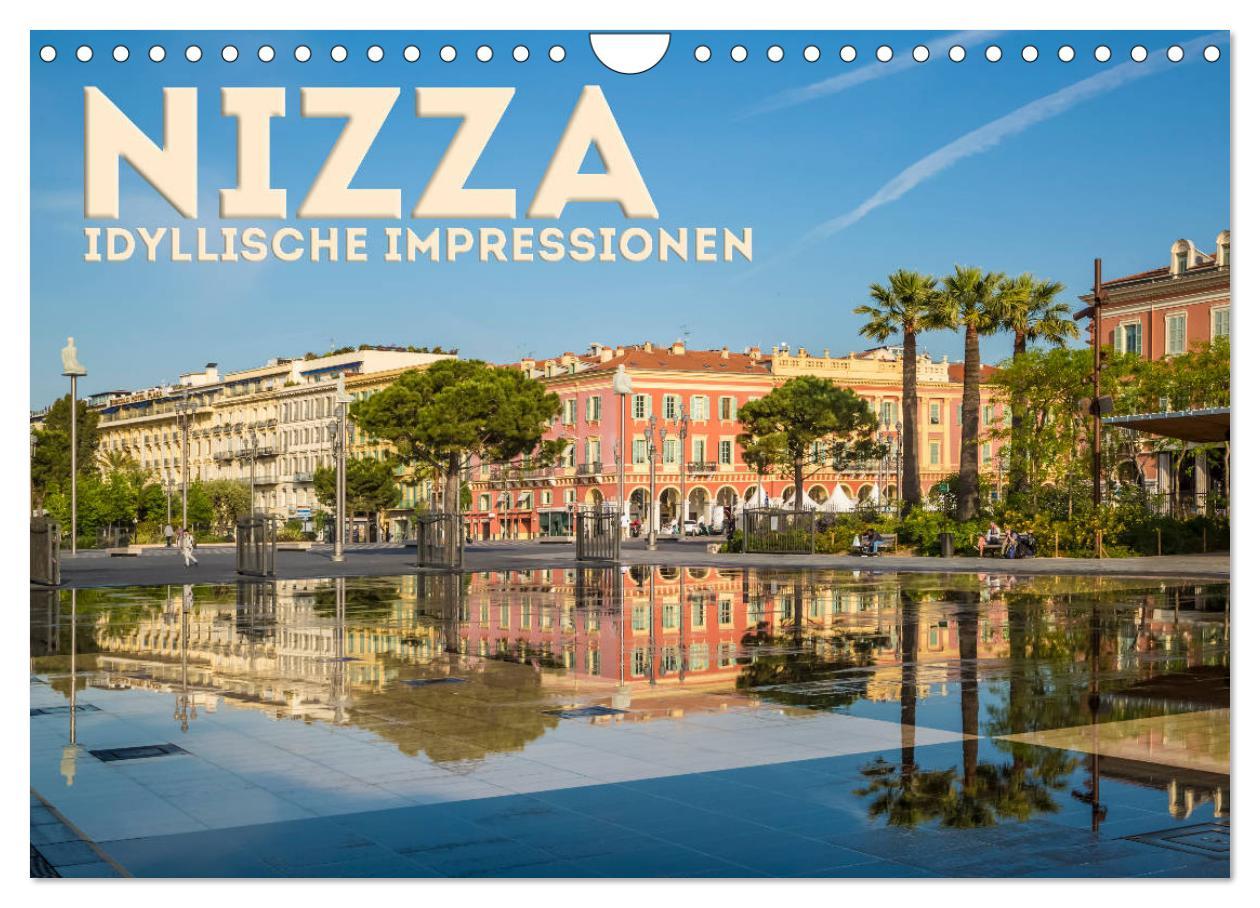 Cover: 9783435459377 | NIZZA Idyllische Impressionen (Wandkalender 2025 DIN A4 quer),...