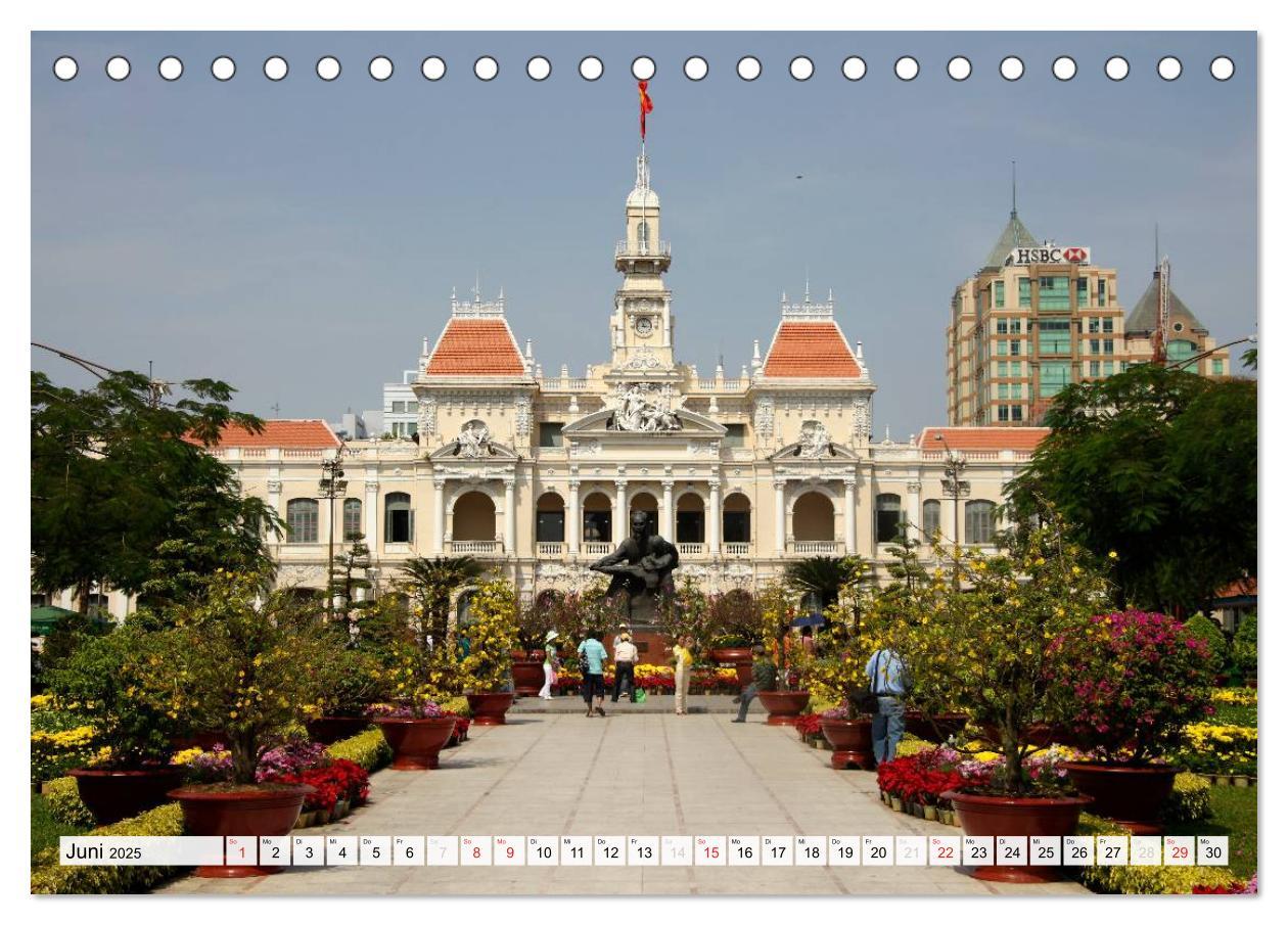 Bild: 9783435785445 | Vietnam (Tischkalender 2025 DIN A5 quer), CALVENDO Monatskalender