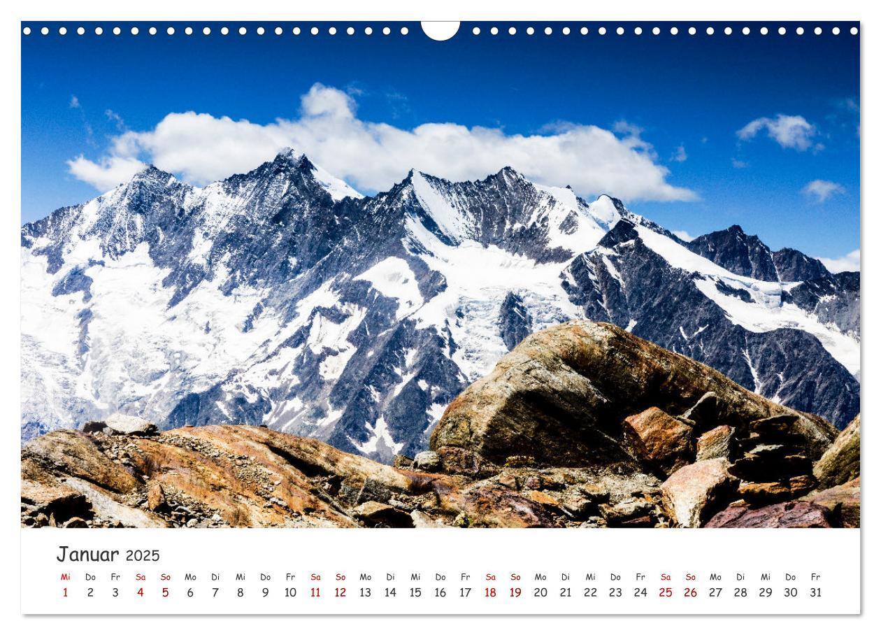 Bild: 9783435104048 | Der Kanton Wallis - einfach liebenswert (Wandkalender 2025 DIN A3...