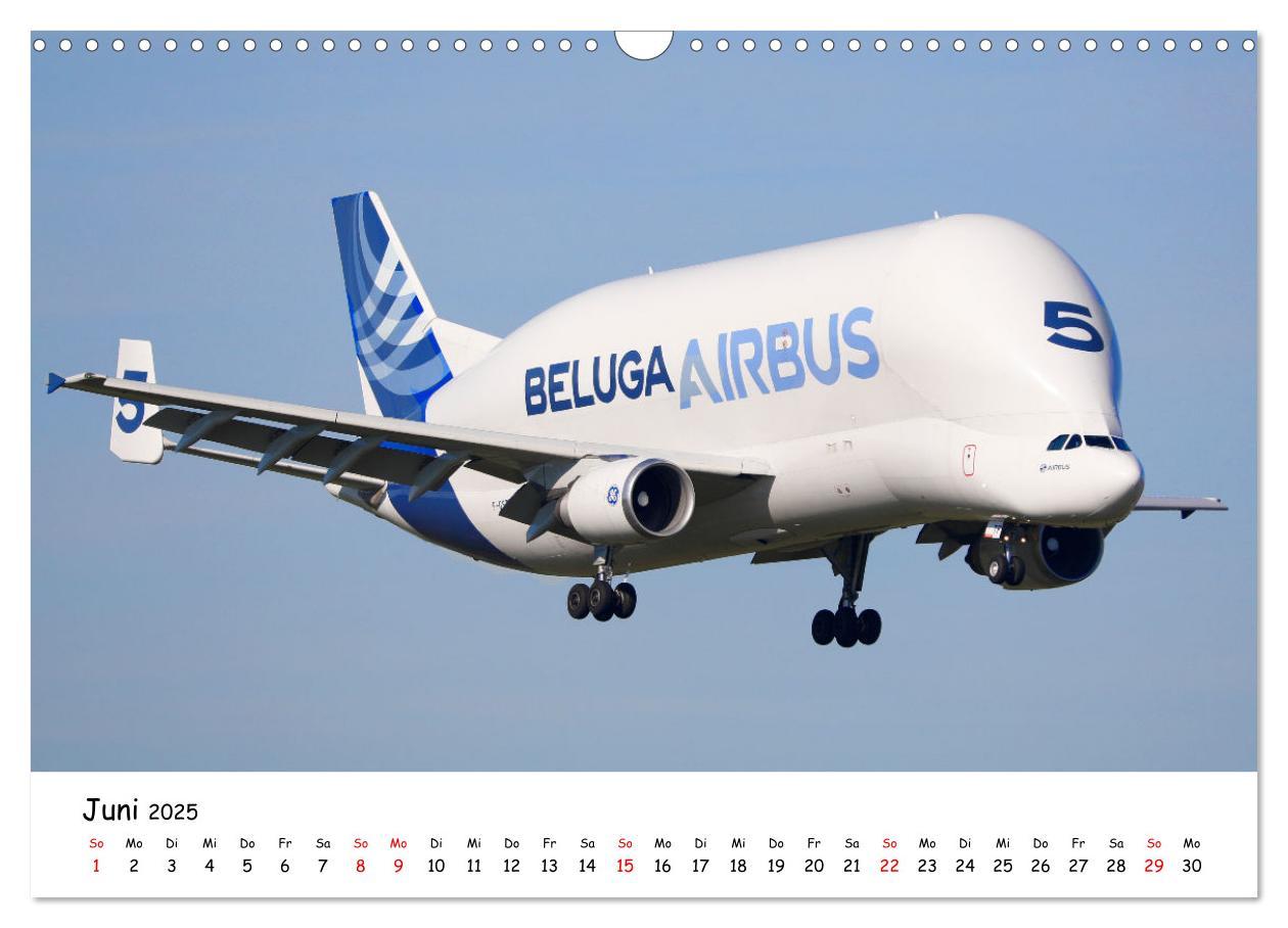 Bild: 9783435070411 | Flugzeuge am blauen Himmel (Wandkalender 2025 DIN A3 quer),...