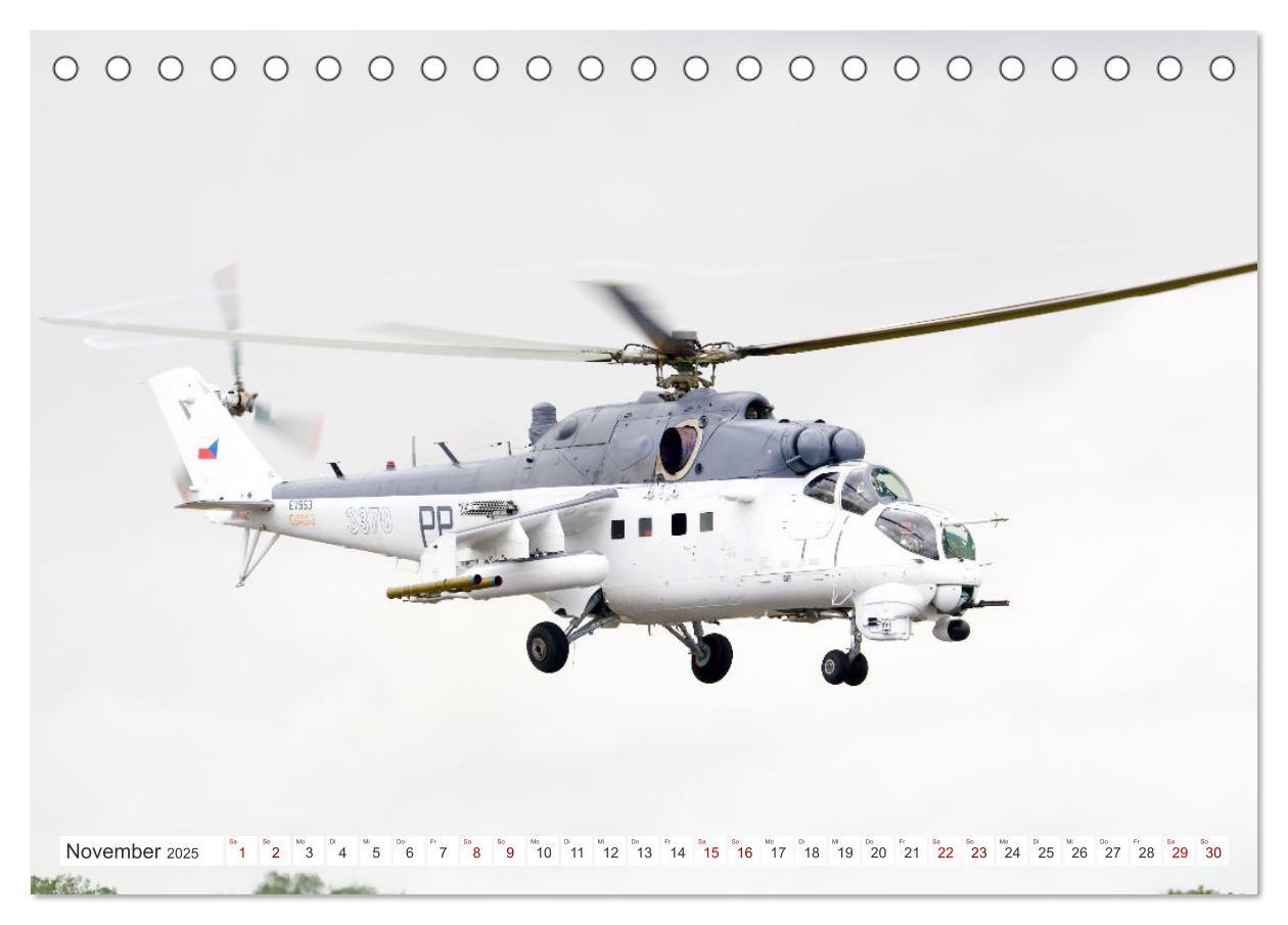 Bild: 9783435171217 | Hubschrauber in Action (Tischkalender 2025 DIN A5 quer), CALVENDO...