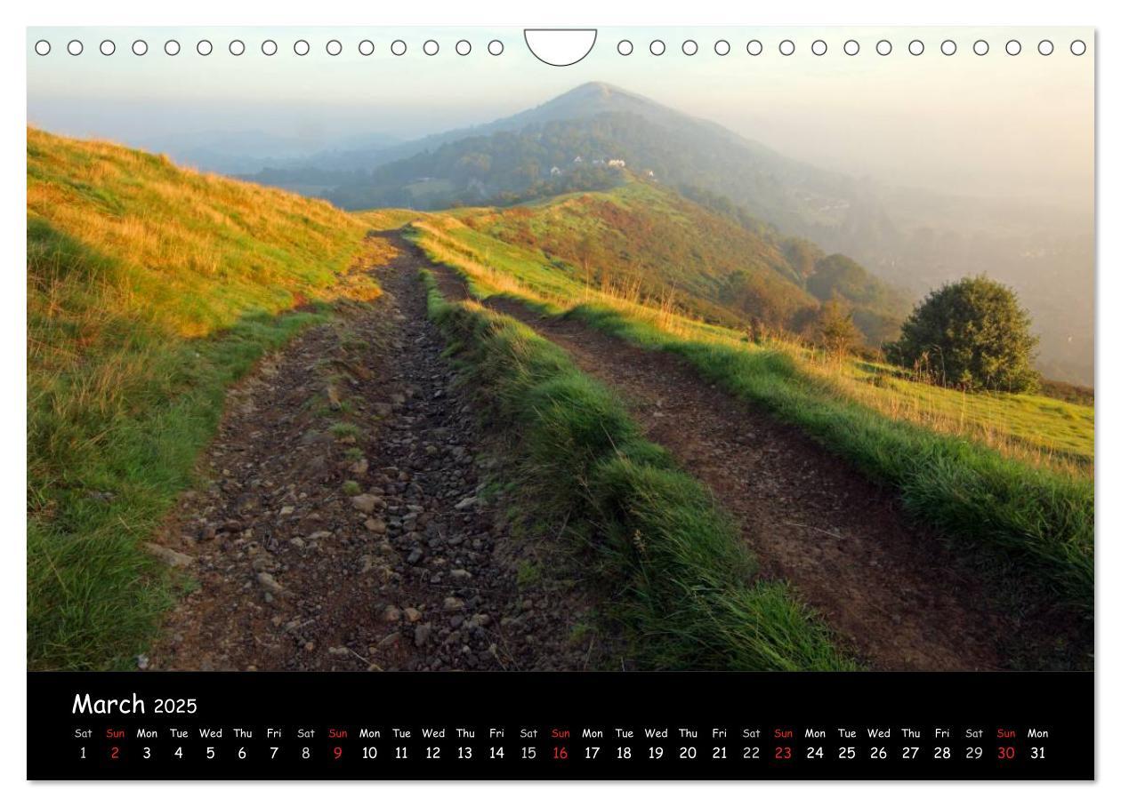 Bild: 9781325953448 | The Malvern Hills (Wall Calendar 2025 DIN A4 landscape), CALVENDO...