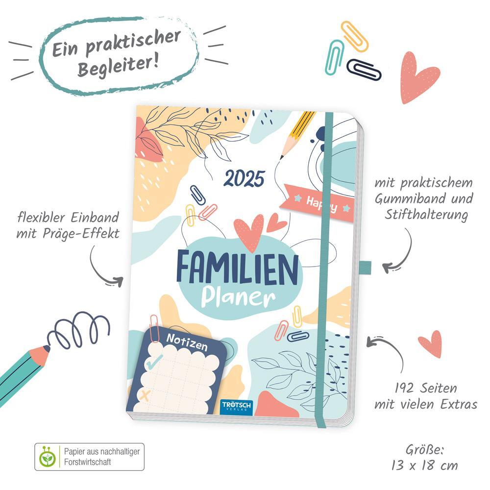 Bild: 4251901507235 | Trötsch Wochenbuch Familienplaner 2025 | Wochenkalender | KG | 192 S.