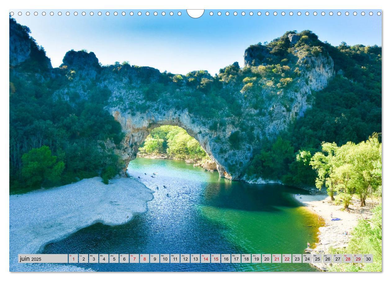 Bild: 9781325949601 | La beauté de l'Ardèche (Calendrier mural 2025 DIN A3 vertical),...