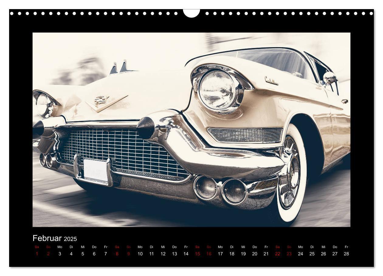 Bild: 9783435430161 | Retro Cars (Wandkalender 2025 DIN A3 quer), CALVENDO Monatskalender