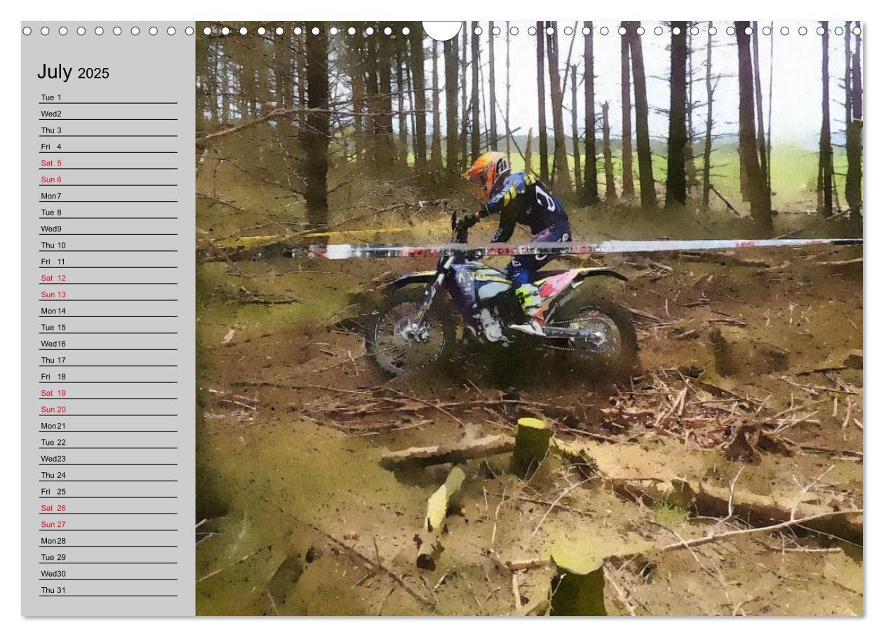 Bild: 9781325952120 | Enduro Racing (Wall Calendar 2025 DIN A3 landscape), CALVENDO 12...