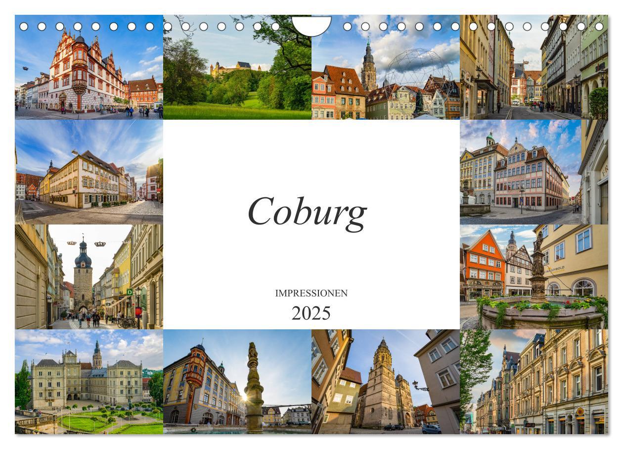 Cover: 9783435227891 | Coburg Impressionen (Wandkalender 2025 DIN A4 quer), CALVENDO...