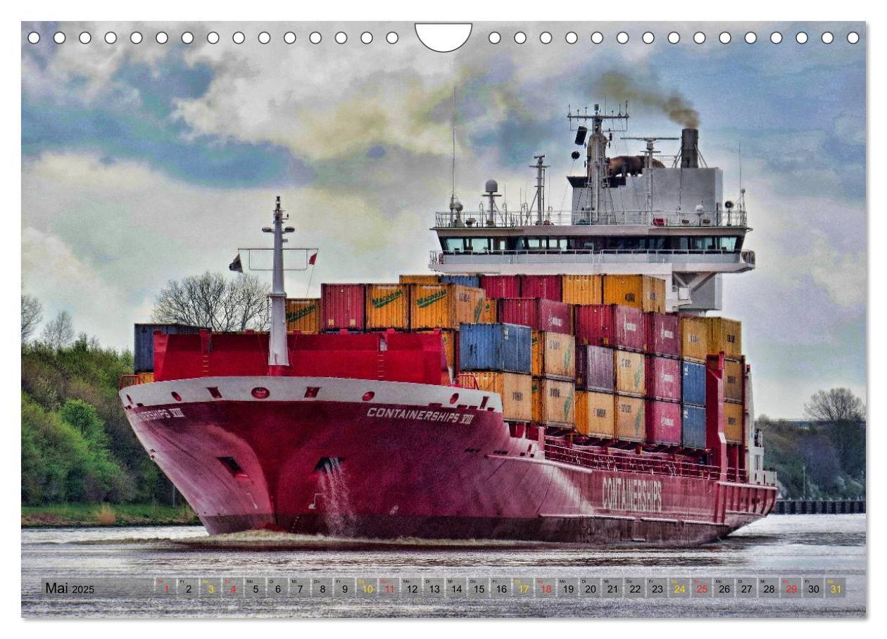 Bild: 9783435591770 | Transportschiffe Giganten der Meere (Wandkalender 2025 DIN A4...