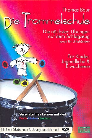 Cover: 9790500662211 | Die Trommelschule Band 2 (+DVD) für Schlagzeug | Thomas Baur