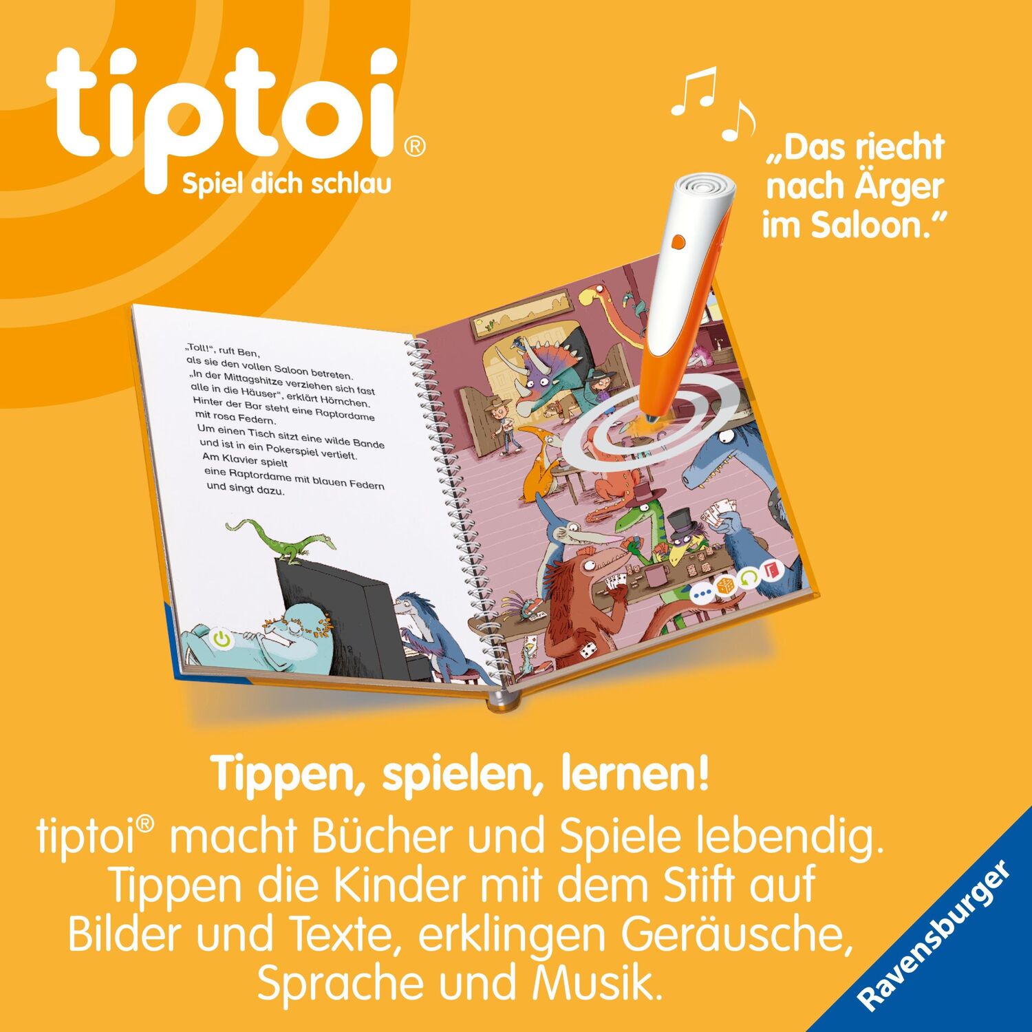 Bild: 9783473492763 | tiptoi® Lese-Lausch-Abenteuer Dino-Stadt | Annette Neubauer | Buch