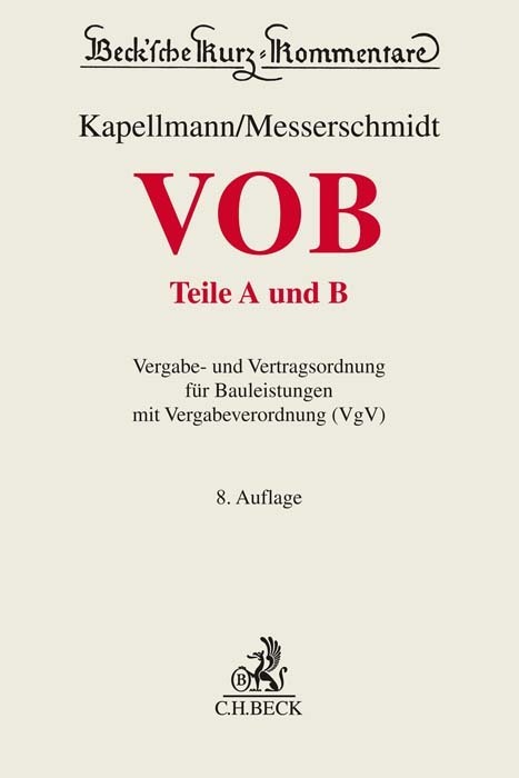 Cover: 9783406776441 | VOB Teile A und B | Klaus D. Kapellmann (u. a.) | Buch | XXI | Deutsch