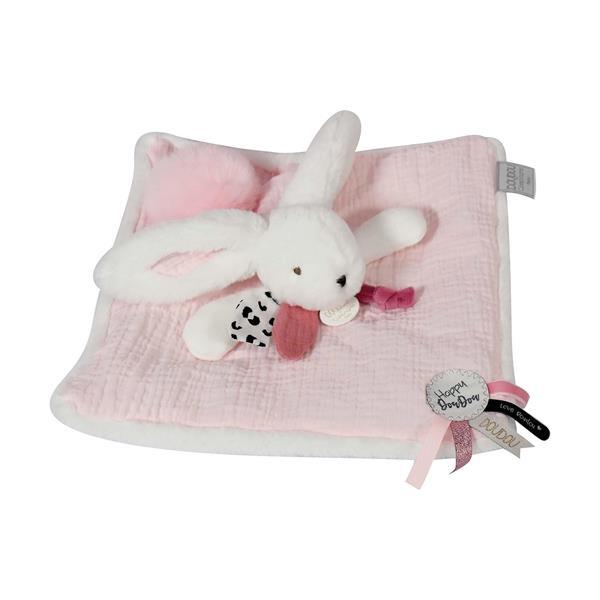 Cover: 3700335237443 | Happy Blush Schmusetuch rosa 25cm | Happy Doudou, Boite | 8903744