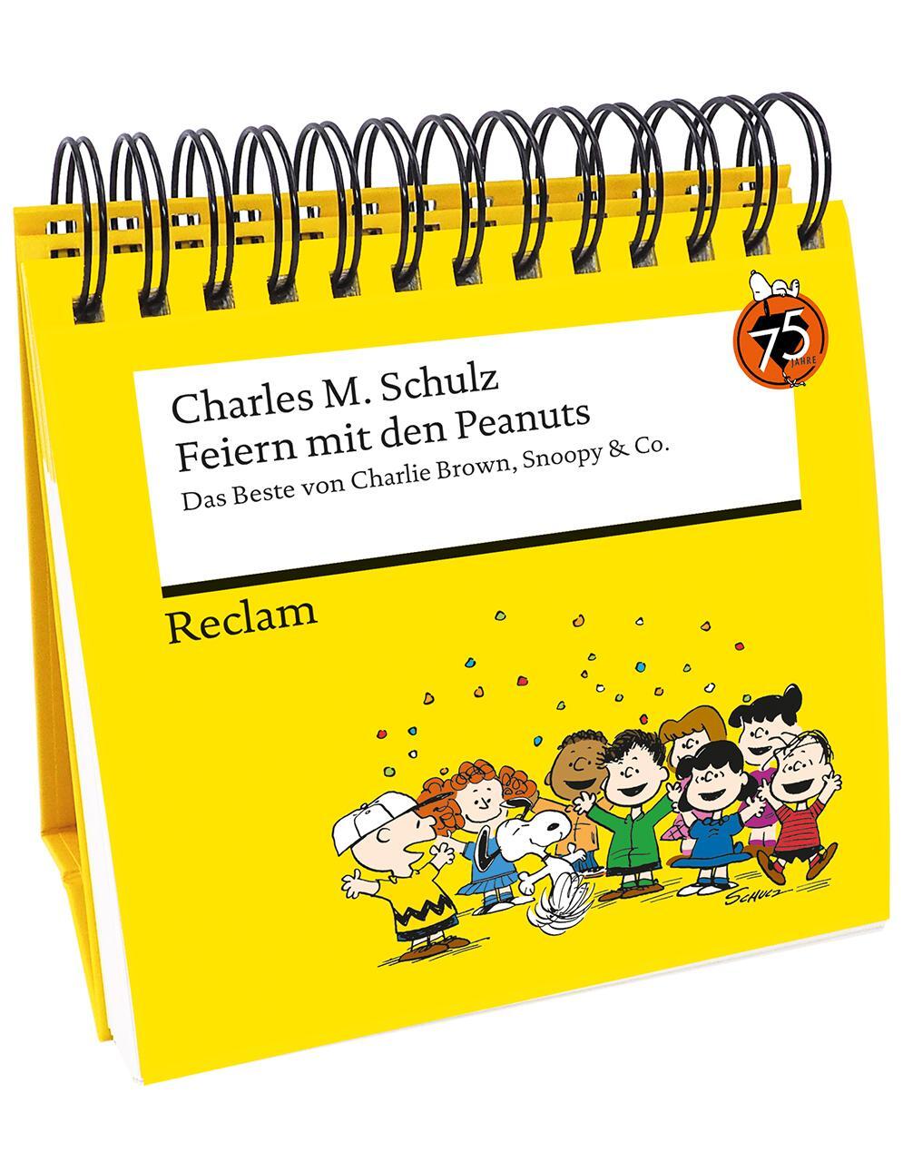 Cover: 9783150114995 | Feiern mit den Peanuts. Das Beste von Charlie Brown, Snoopy &amp; Co.