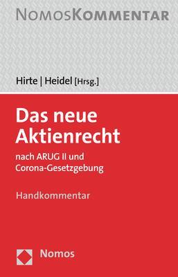 Cover: 9783848765546 | Das neue Aktienrecht | nach ARUG II und Corona-Gesetzgebung | Buch